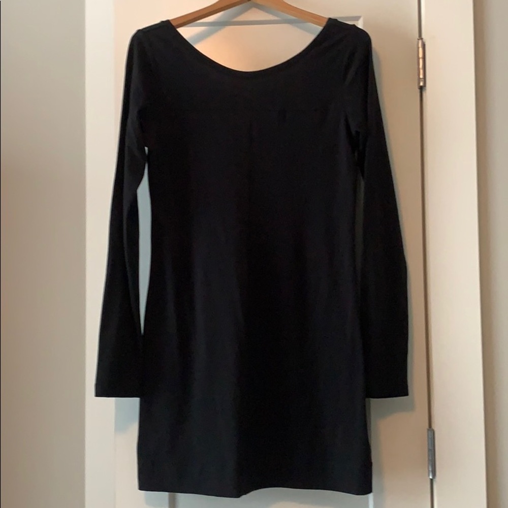 Lole Medium Black cotton long sleeve dress